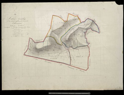 Villevenard. Tableau d'assemblage