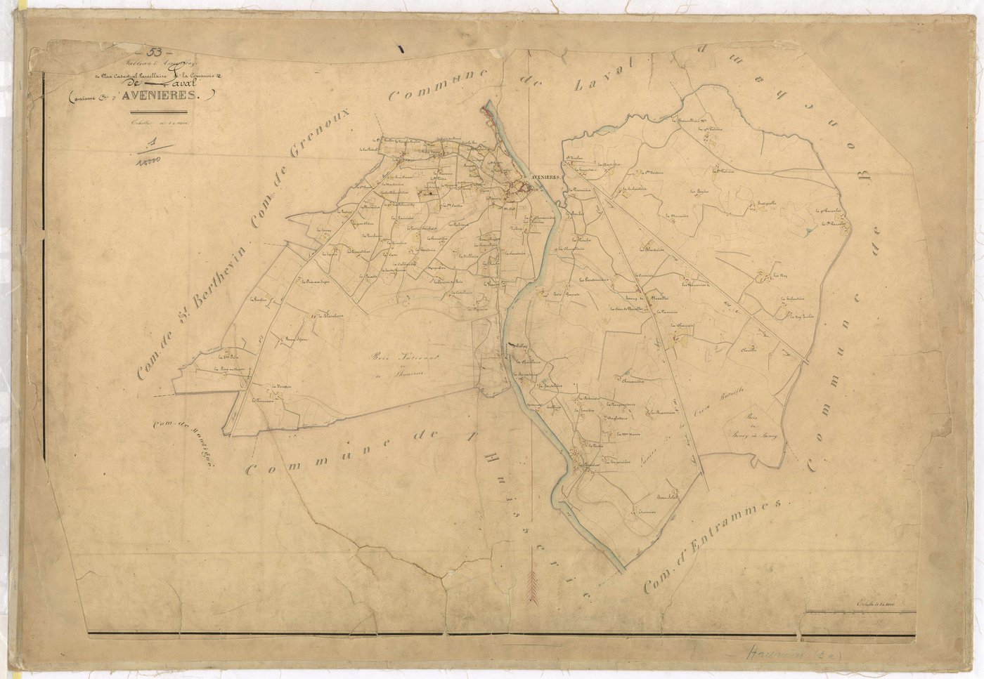 Tableau d'assemblage - Avénières