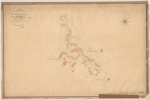 Sections B, Det E - Bourg : développement