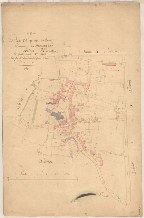 Section A4 - Bourg : développement