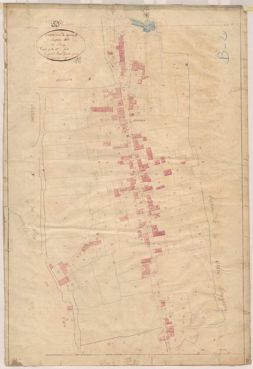 Section B2 - Bourg : développement.