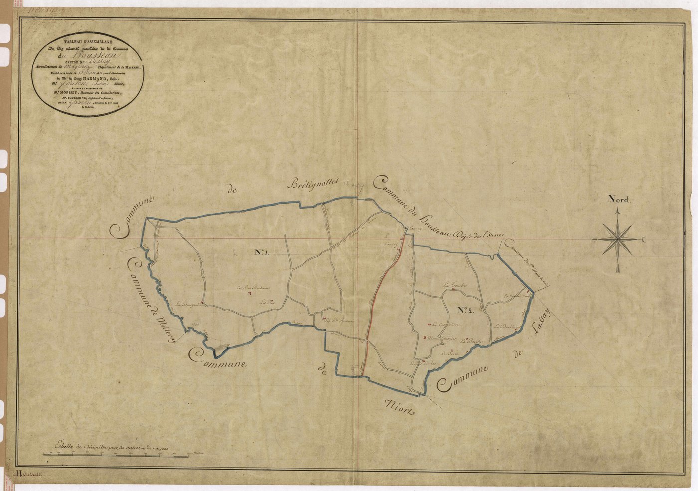 Tableau d'assemblage section A -