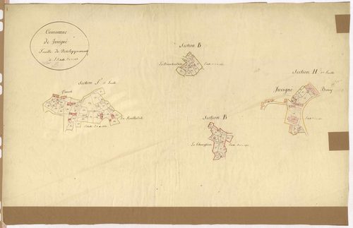 Sections B, F et H - Bourg : développement