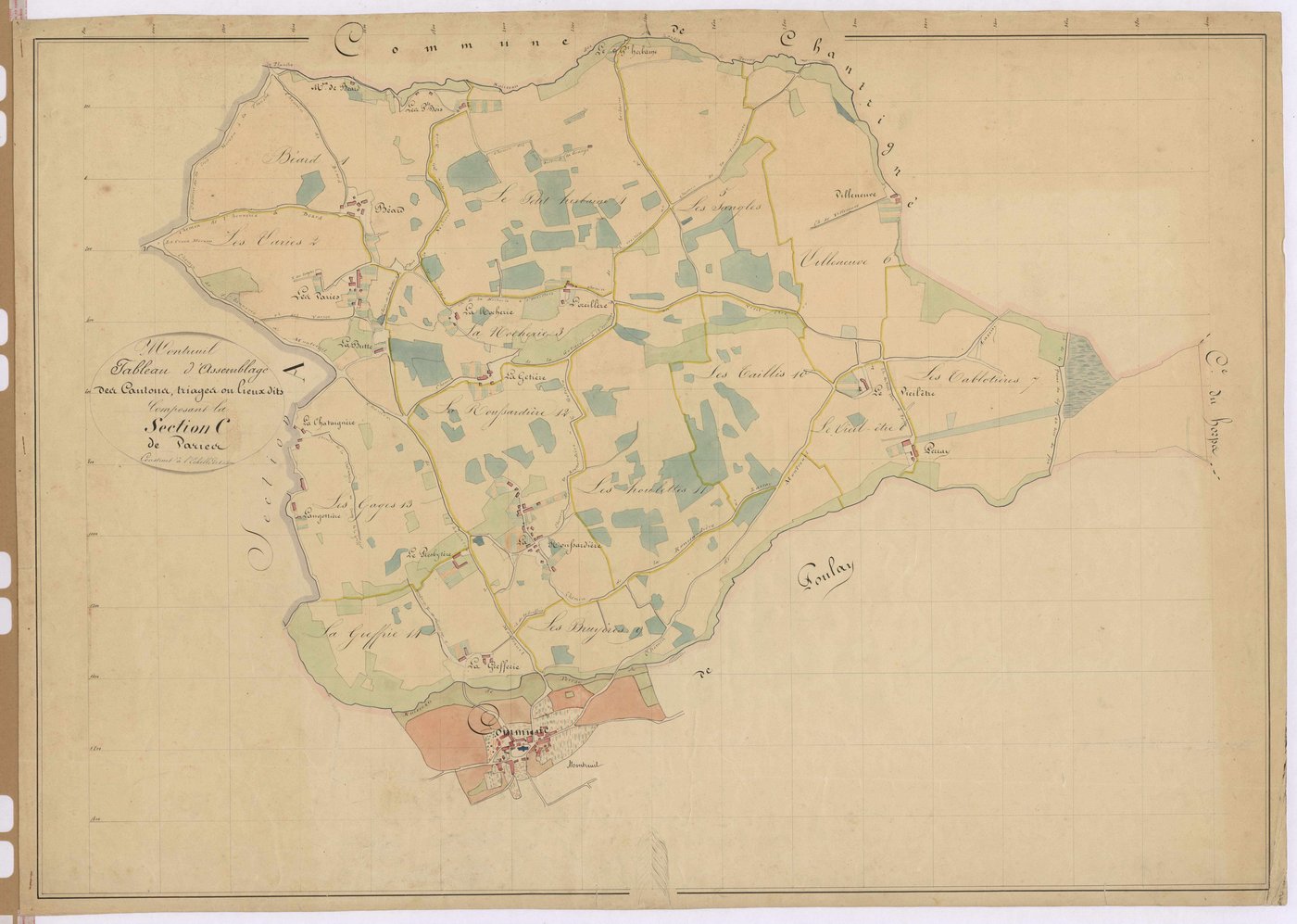 Tableau d'assemblage section C - Varies (les)