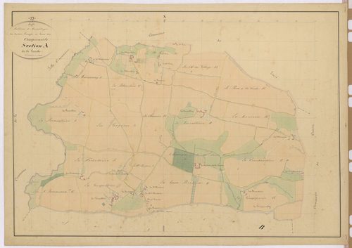 Tableau d'assemblage section A - Lande (la)