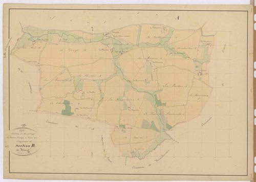 Tableau d'assemblage section B - Bourg (le)