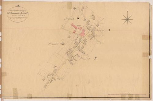 Section Dans A,B,C et D - Bourg : développement