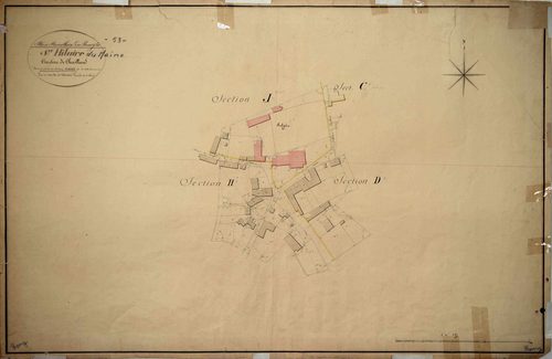 Section Dans C, D, H et J - Bourg : développement