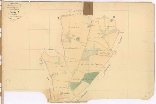 Tableau d'assemblage section I - Cache (la)