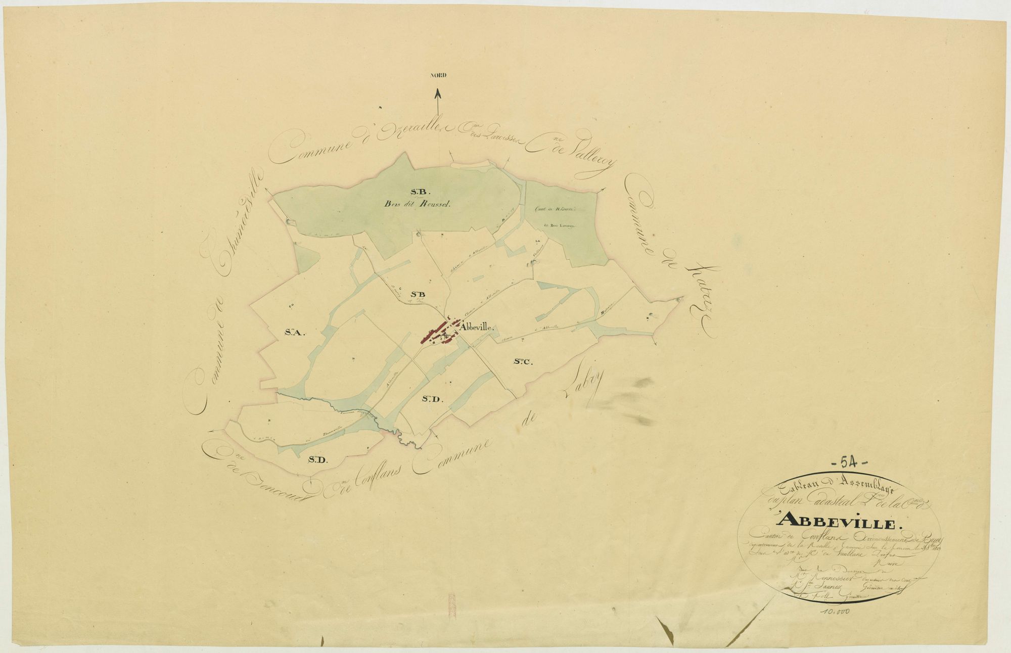 Abbéville-lès-Conflans - section TA
