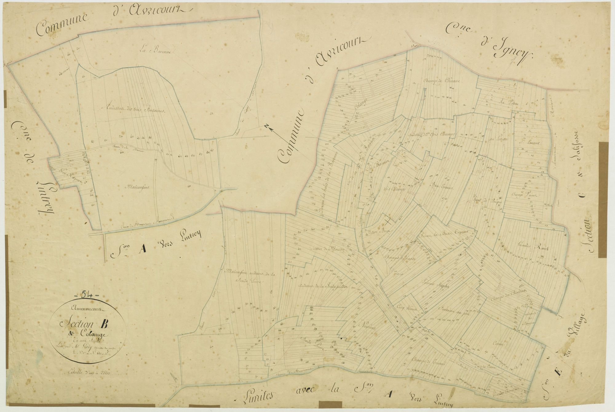 Amenoncourt - section B