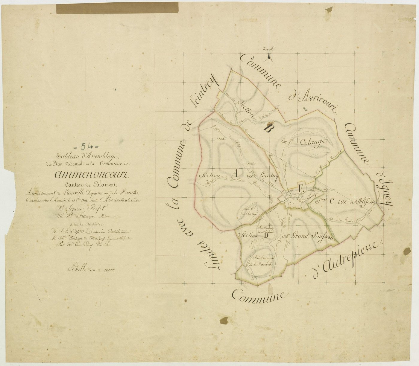 Amenoncourt - section TA