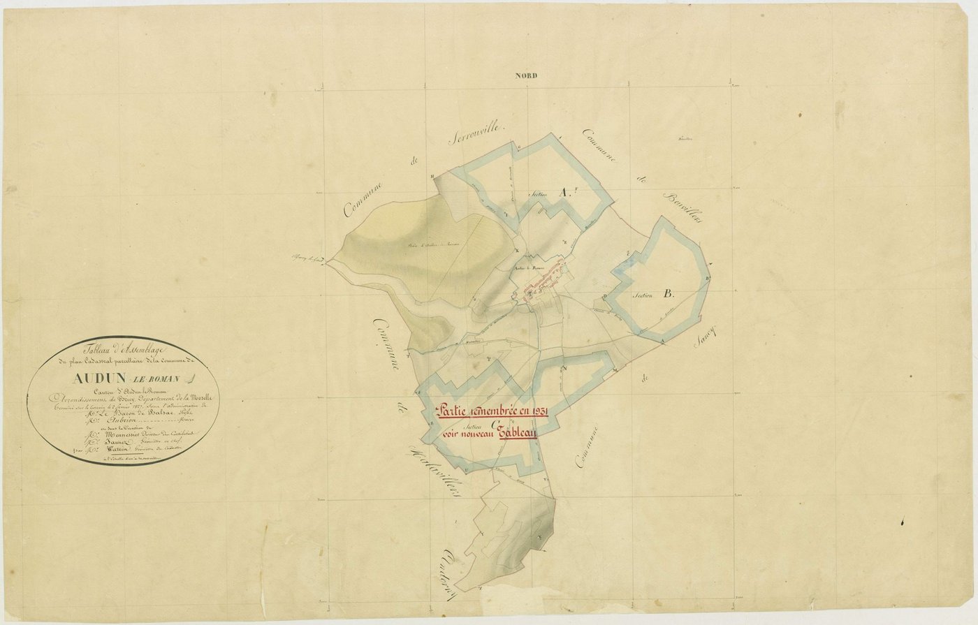 Audun-le-Roman - section TA