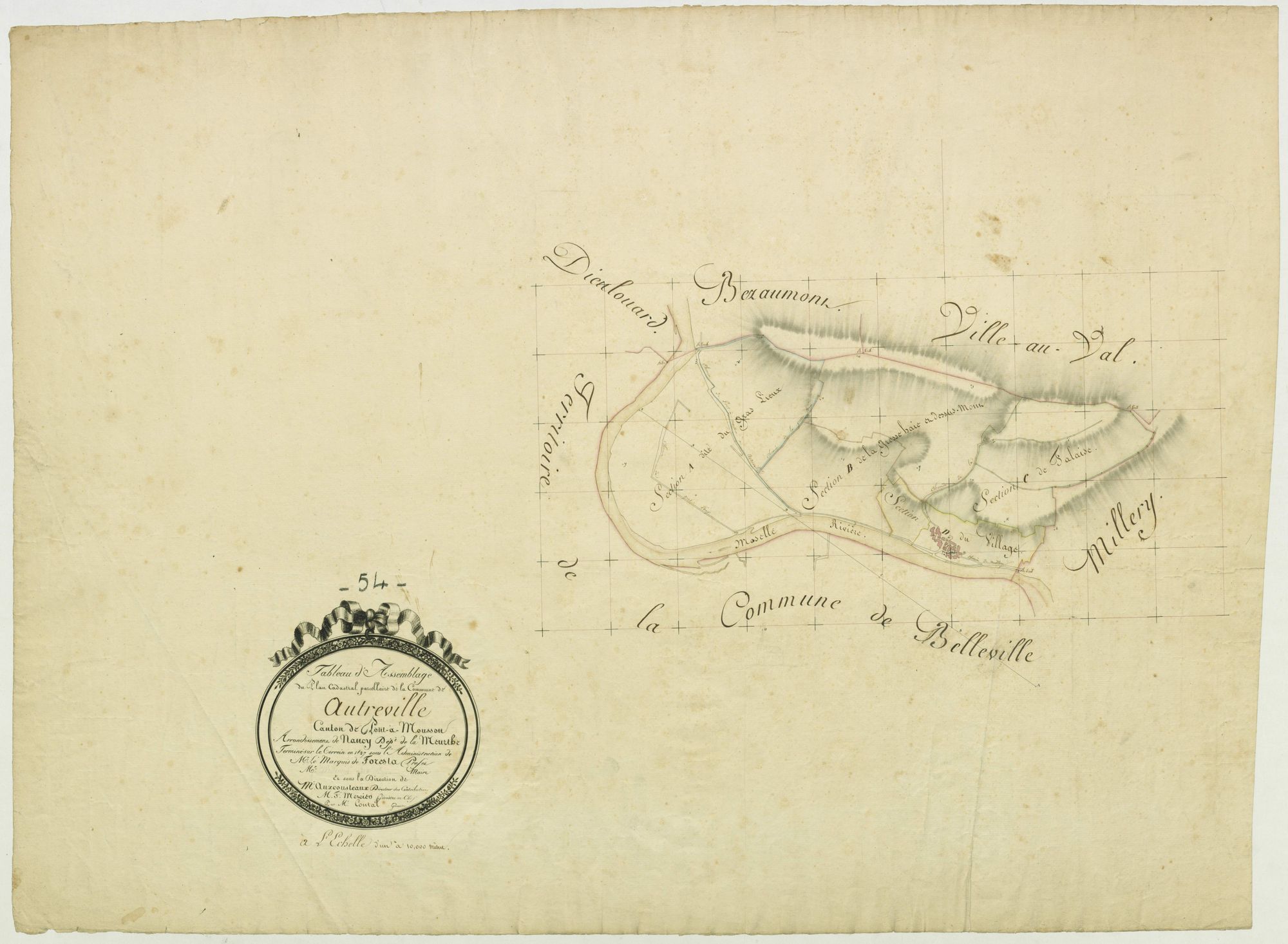 Autreville-sur-Moselle - section TA