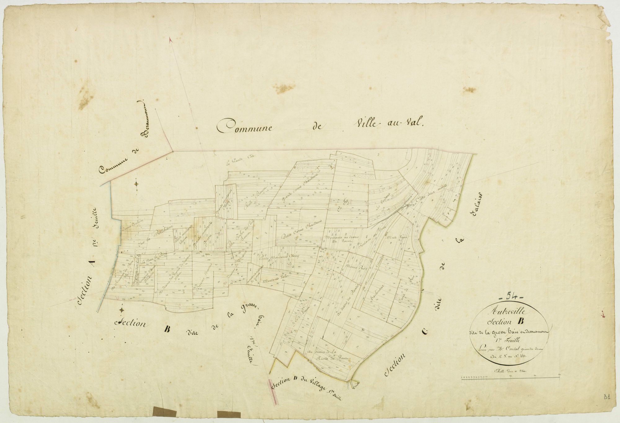 Autreville-sur-Moselle - section B