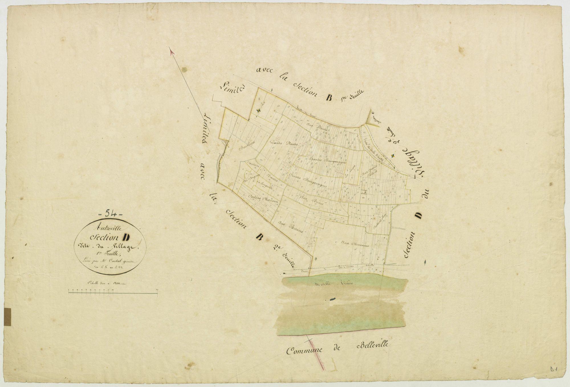 Autreville-sur-Moselle - section D