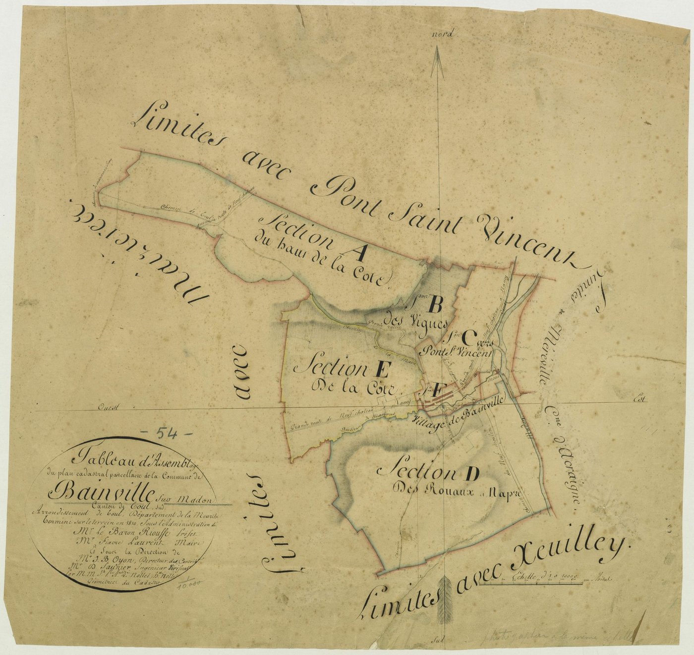 Bainville-sur-Madon - section TA