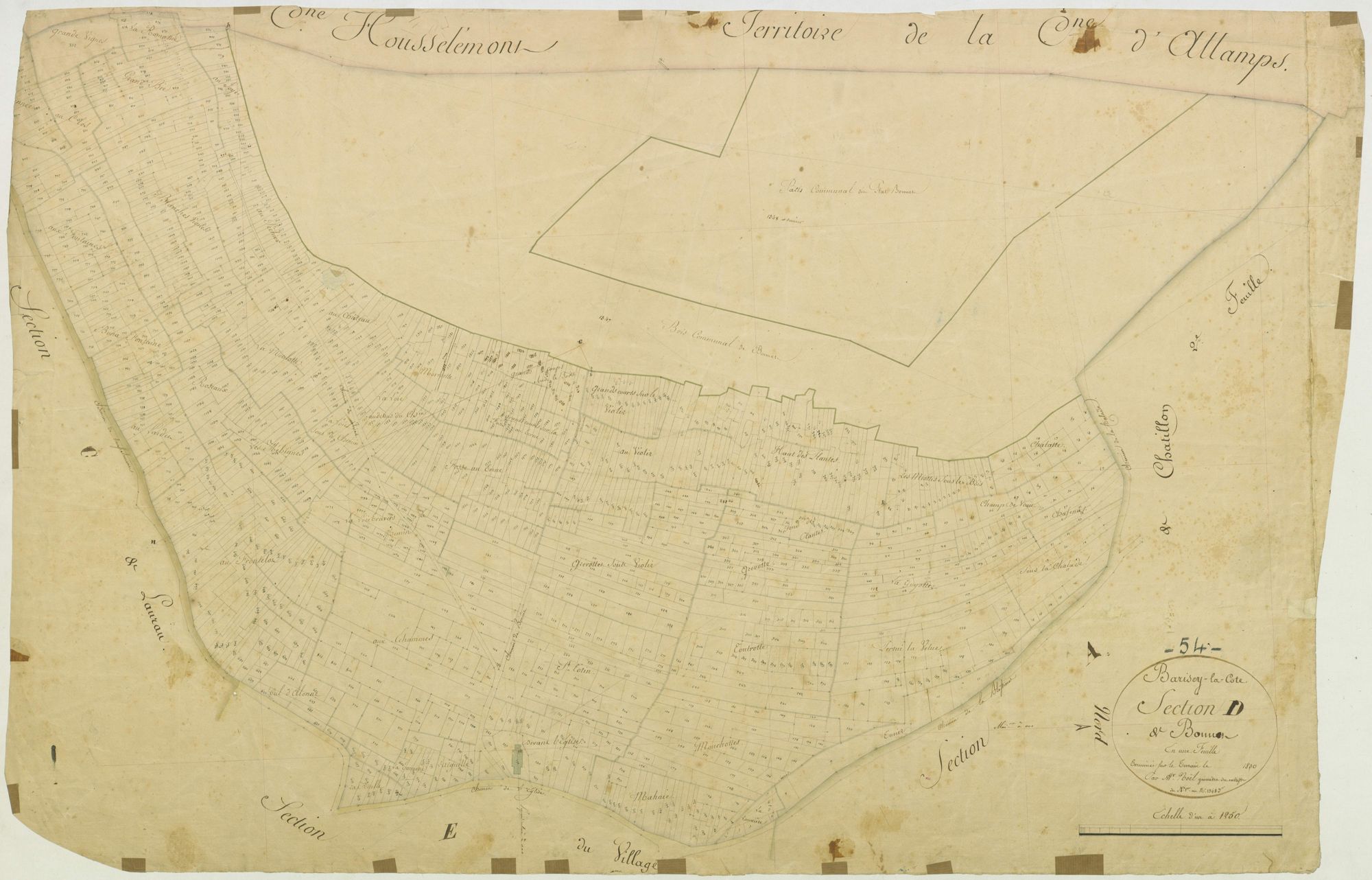 Barisey-la-Côte - section D