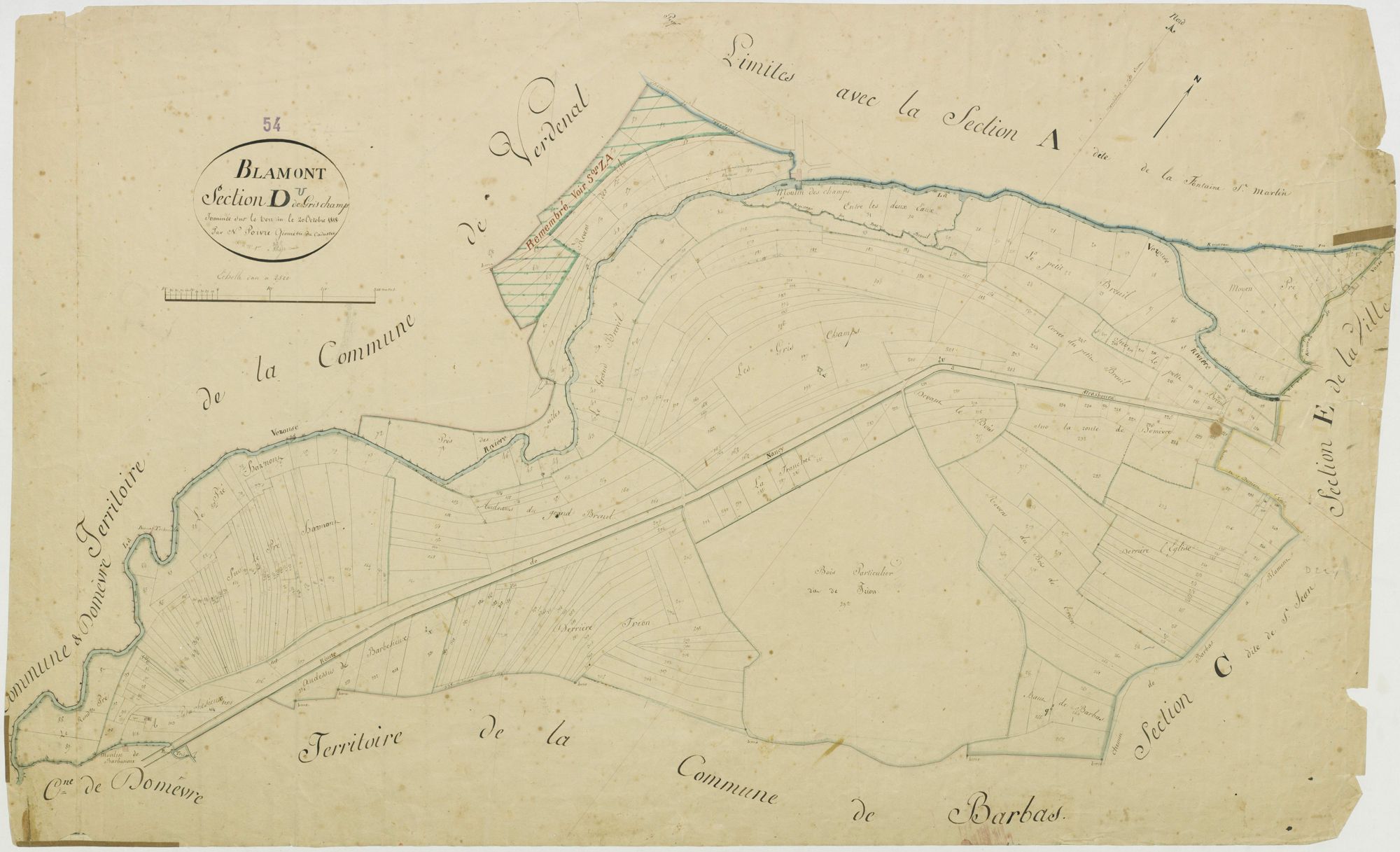 Blâmont - section D