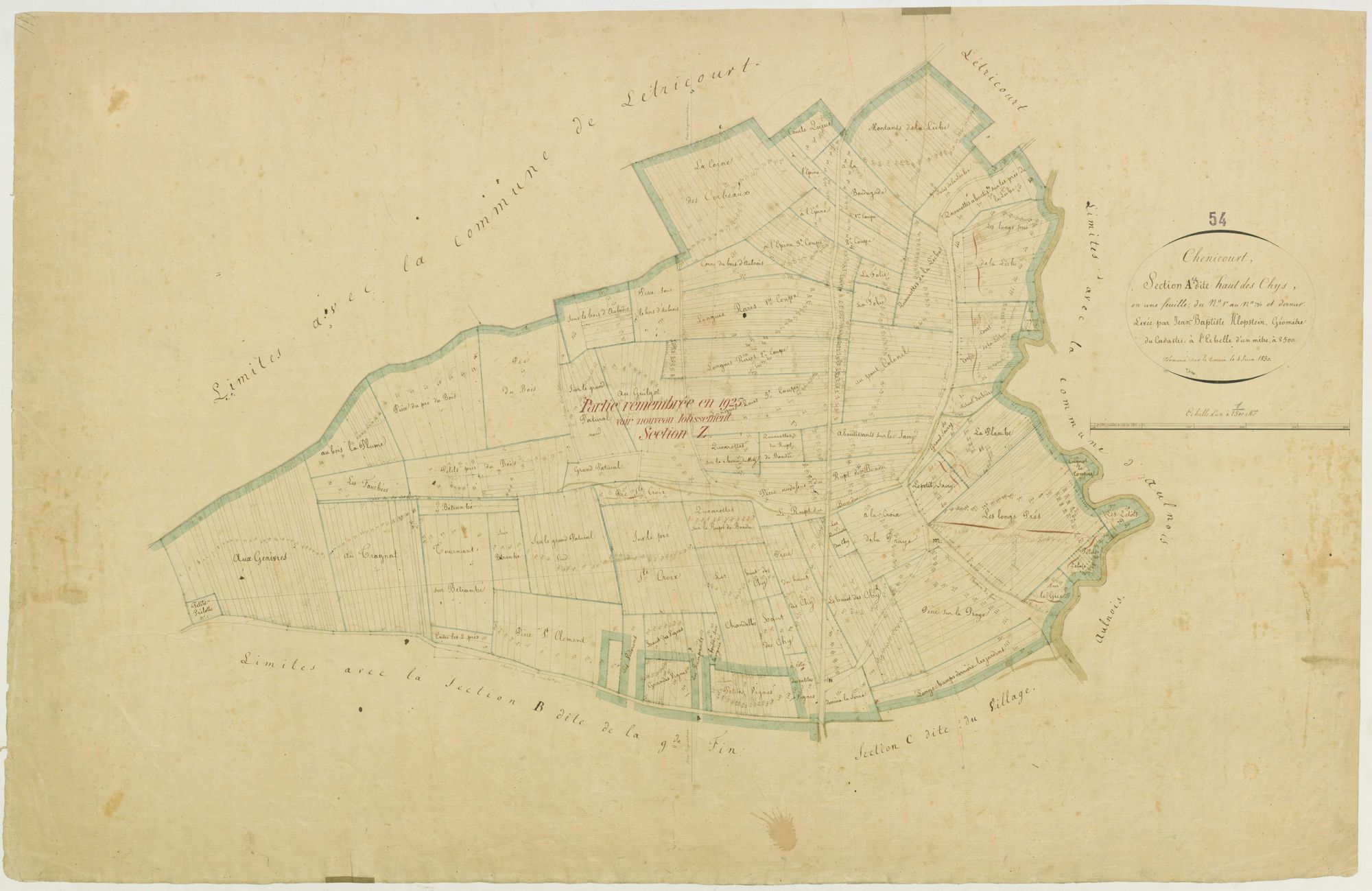Chenicourt - section A