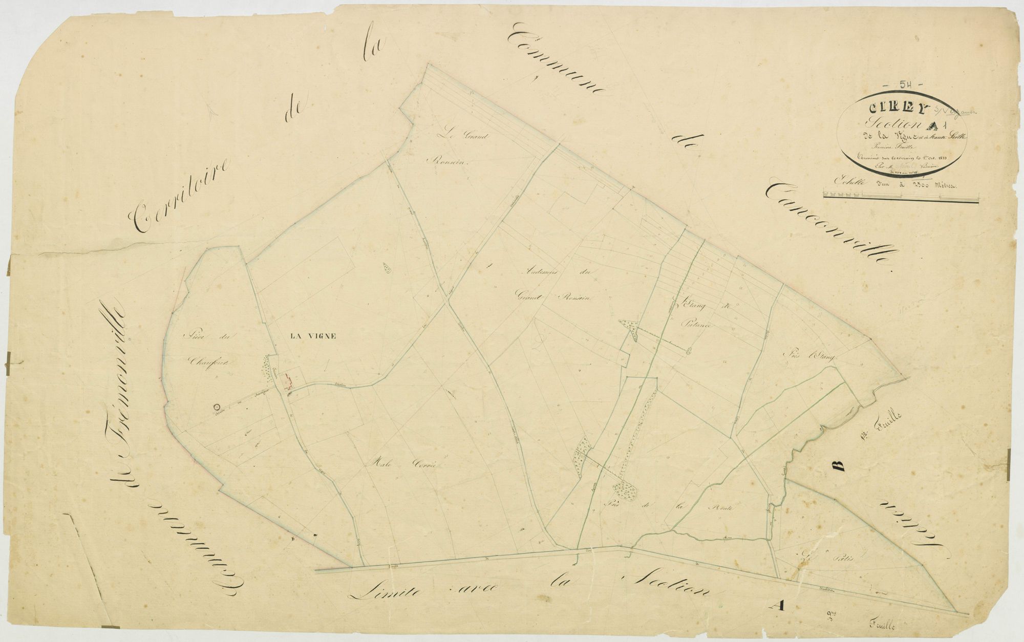 Cirey-sur-Vezouze - section A