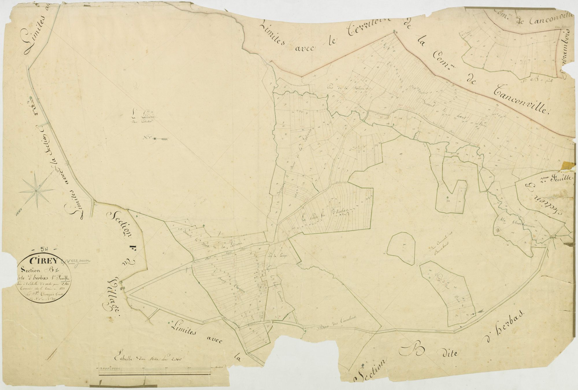 Cirey-sur-Vezouze - section B