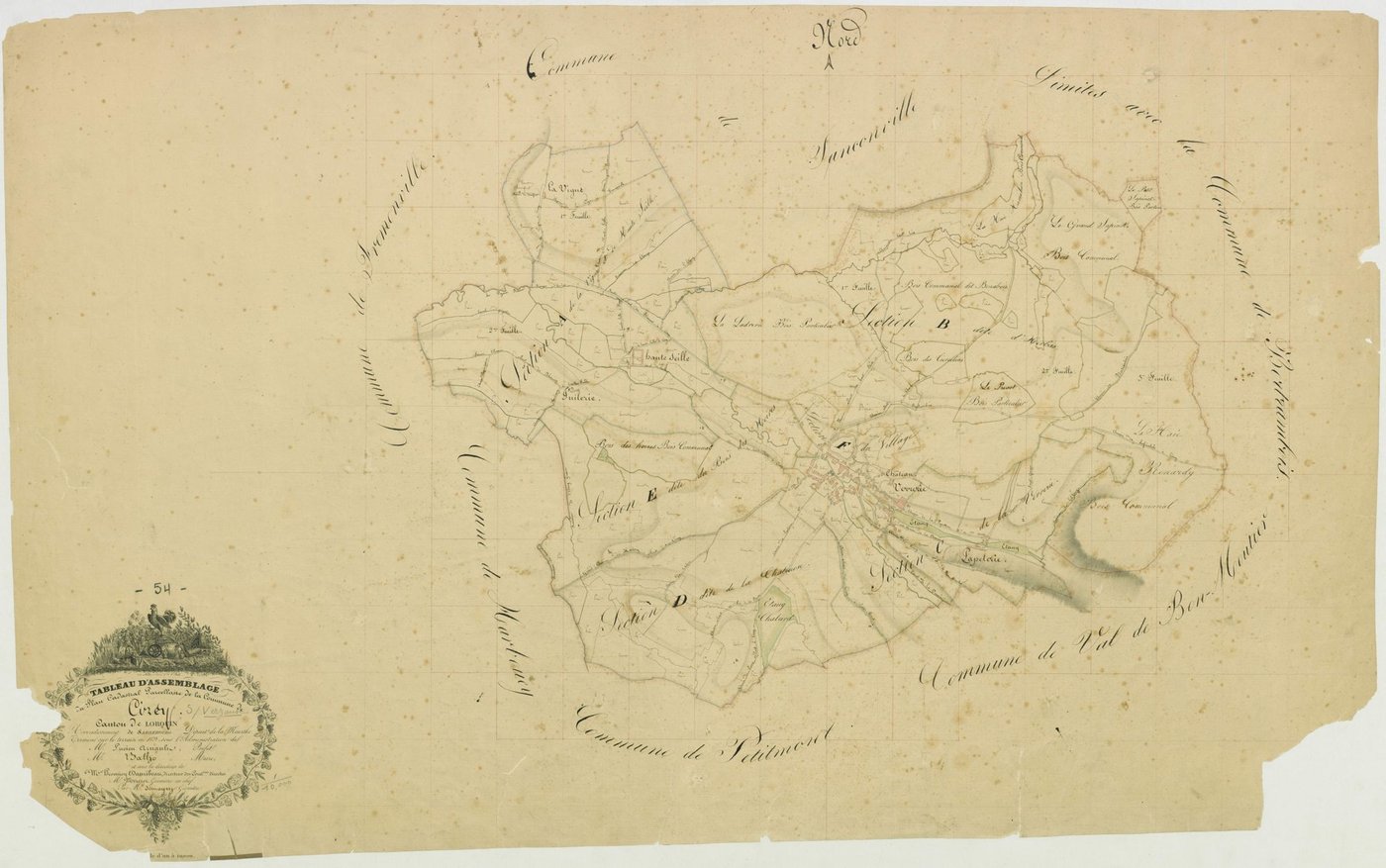 Cirey-sur-Vezouze - section TA