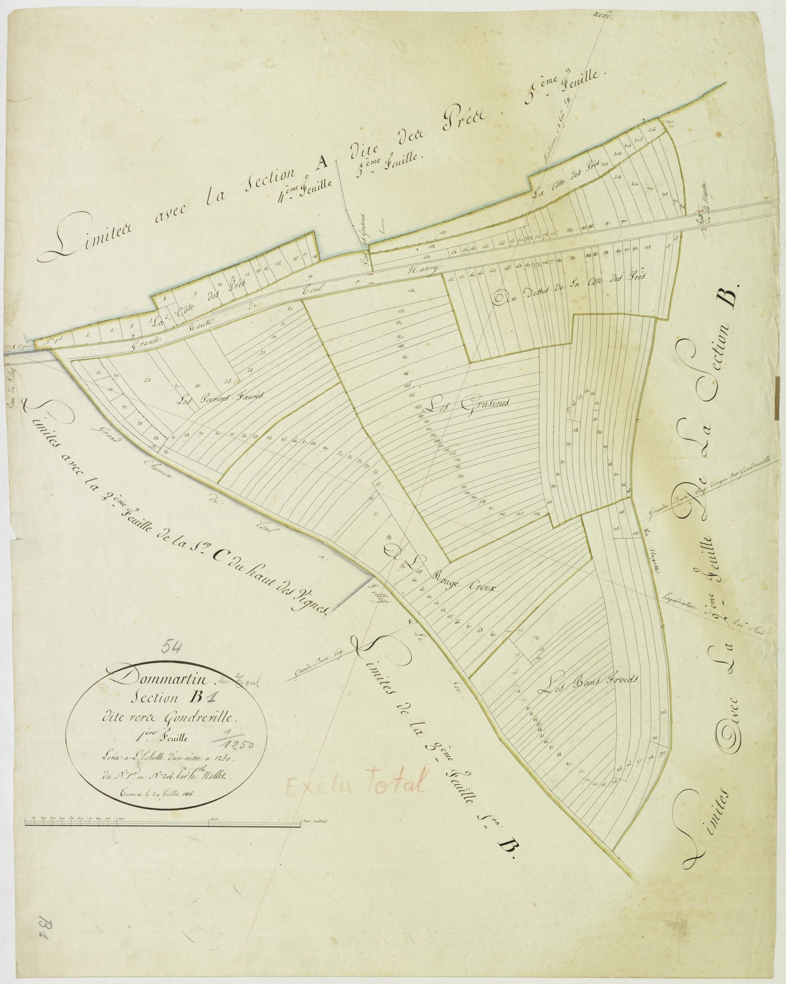 Dommartin-lès-Toul - section B