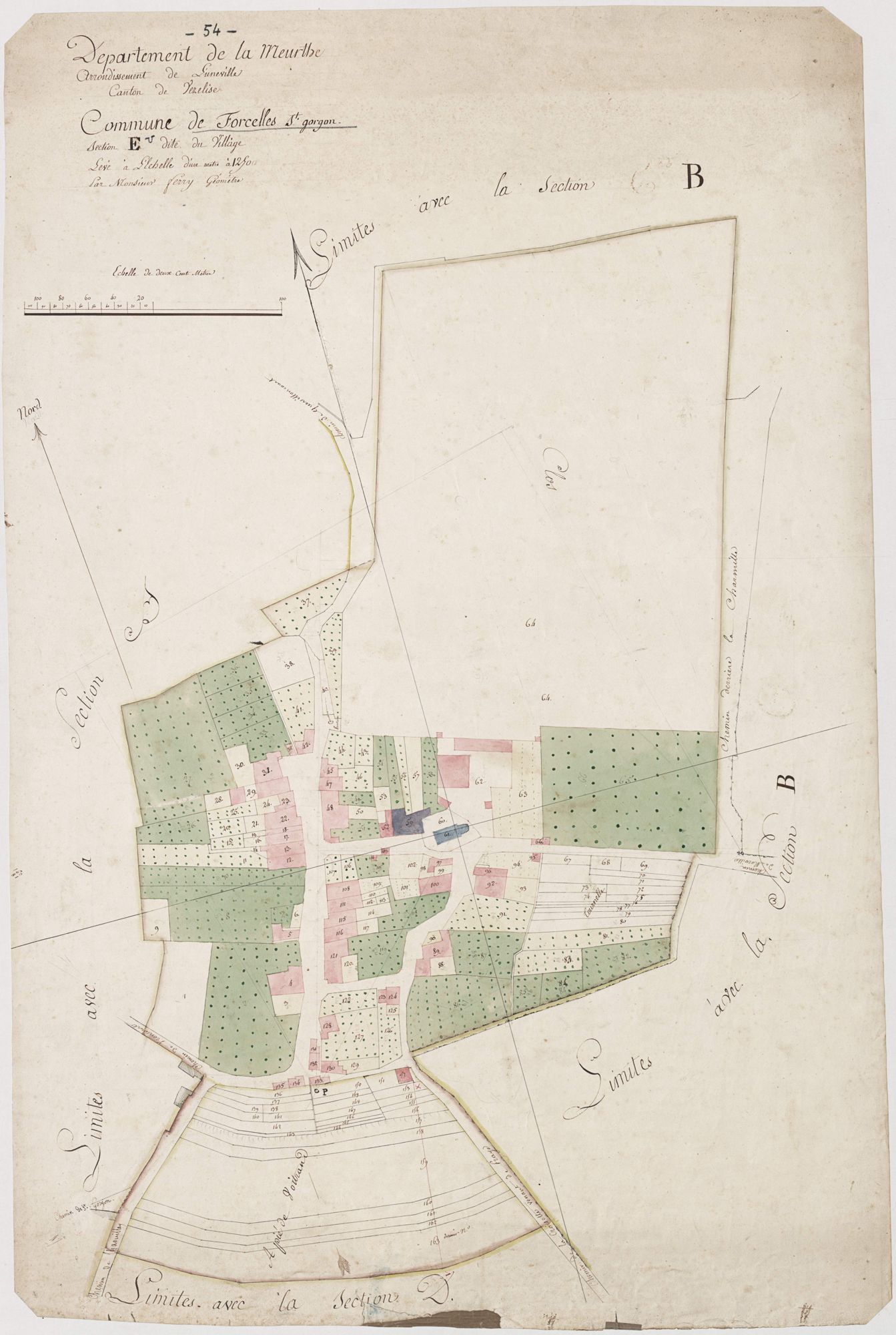 Forcelles-Saint-Gorgon - section E