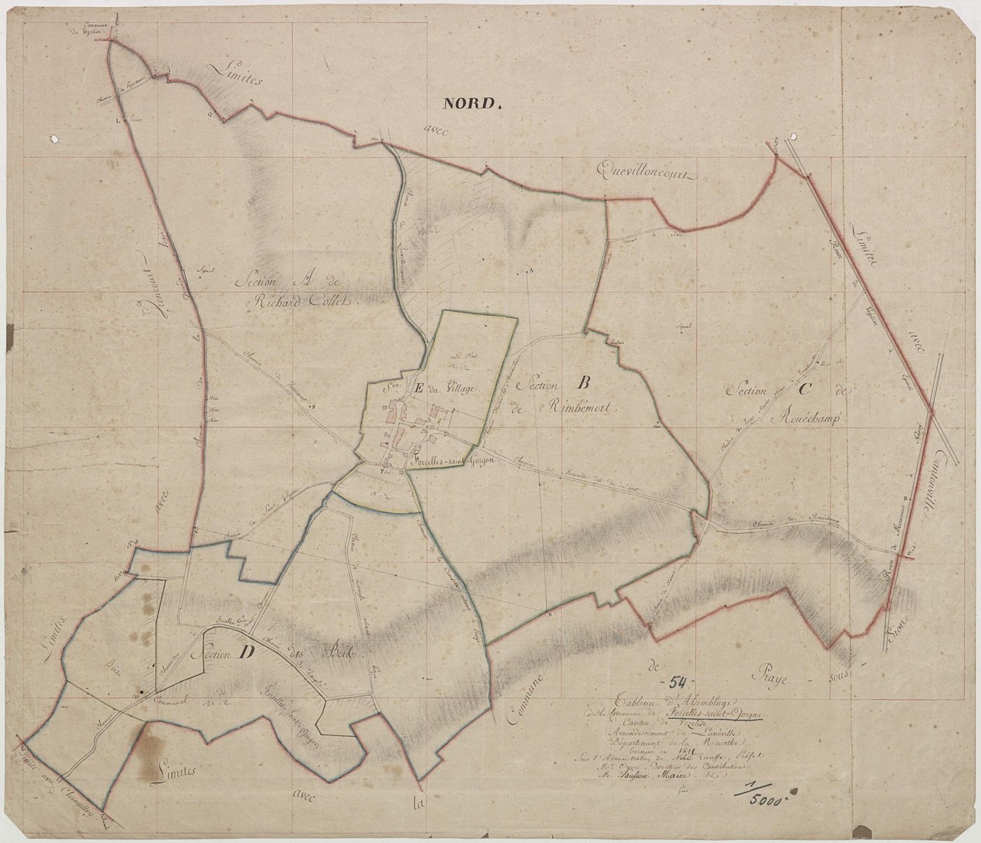 Forcelles-Saint-Gorgon - section TA