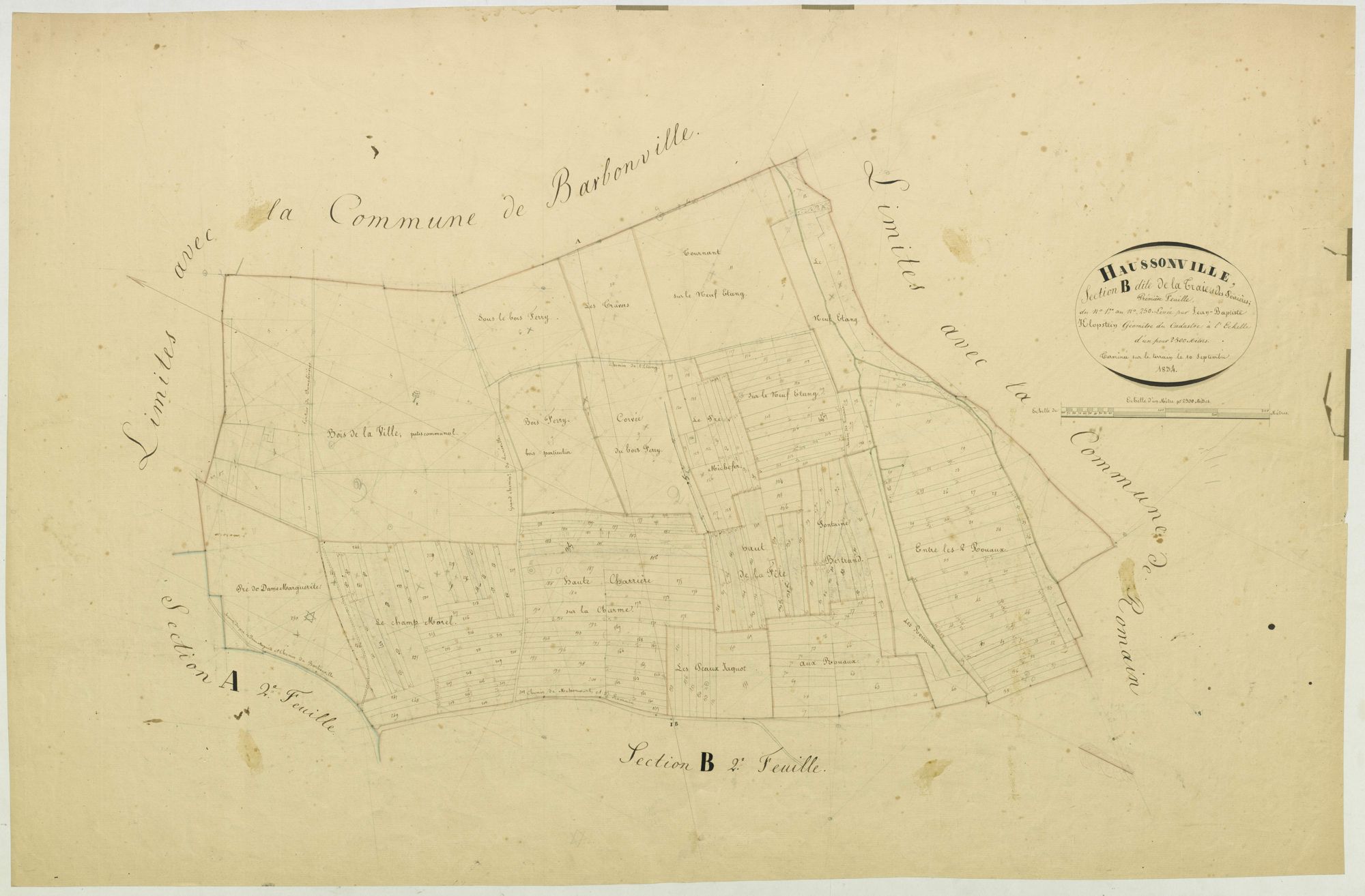 Haussonville - section B