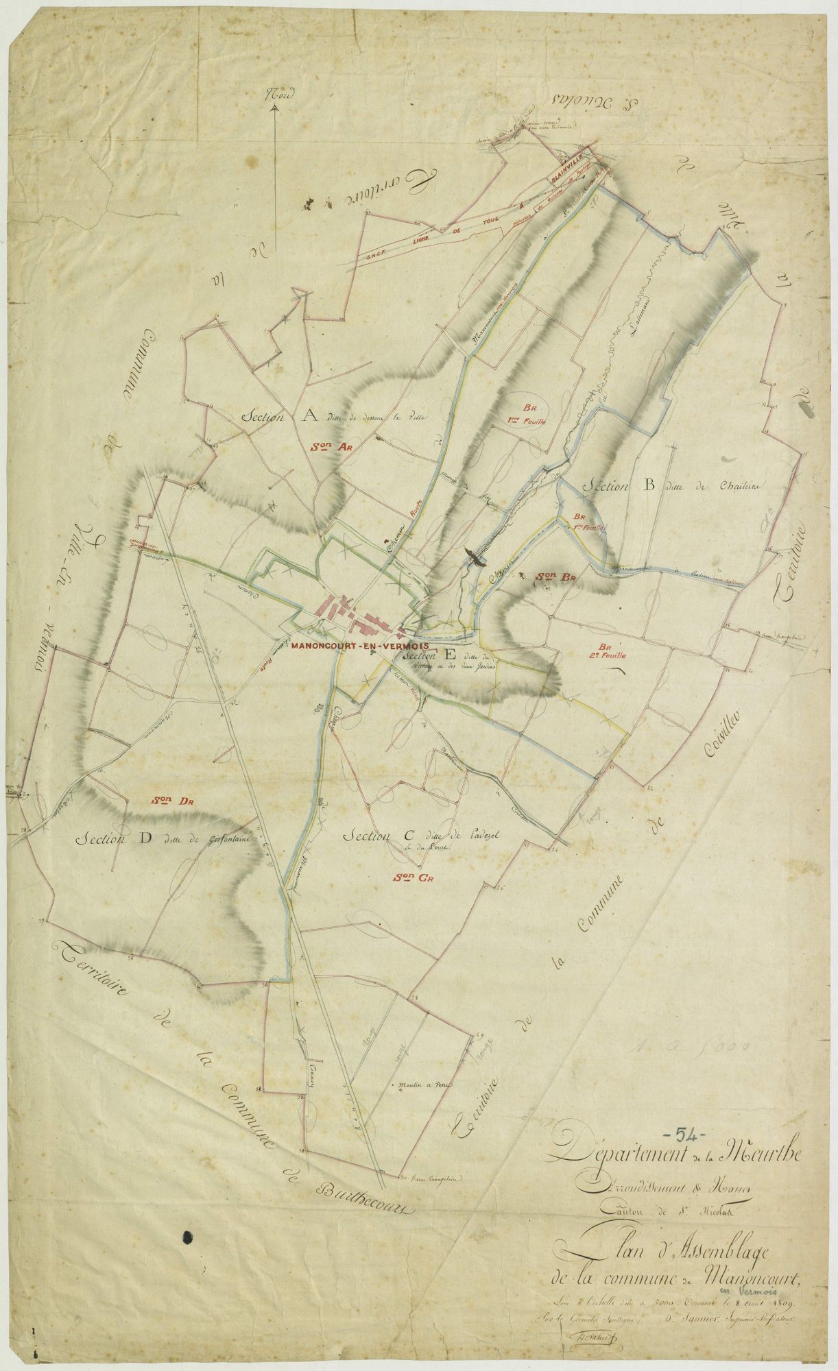 Manoncourt-en-Vermois - section TA