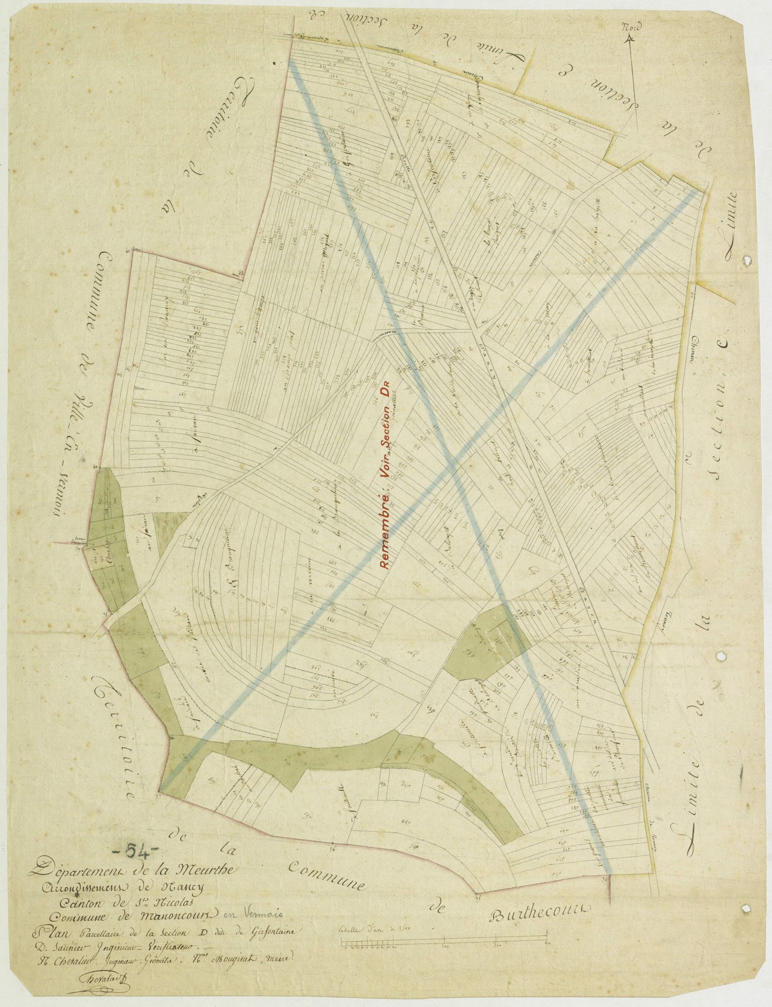 Manoncourt-en-Vermois - section D