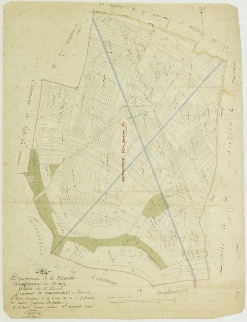 Manoncourt-en-Vermois - section D