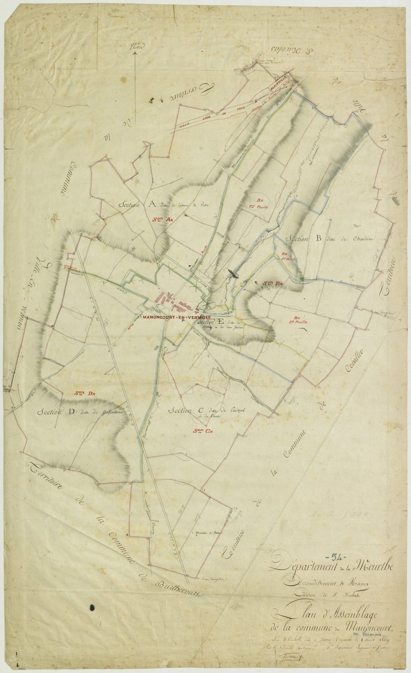 Manoncourt-en-Vermois - section TA
