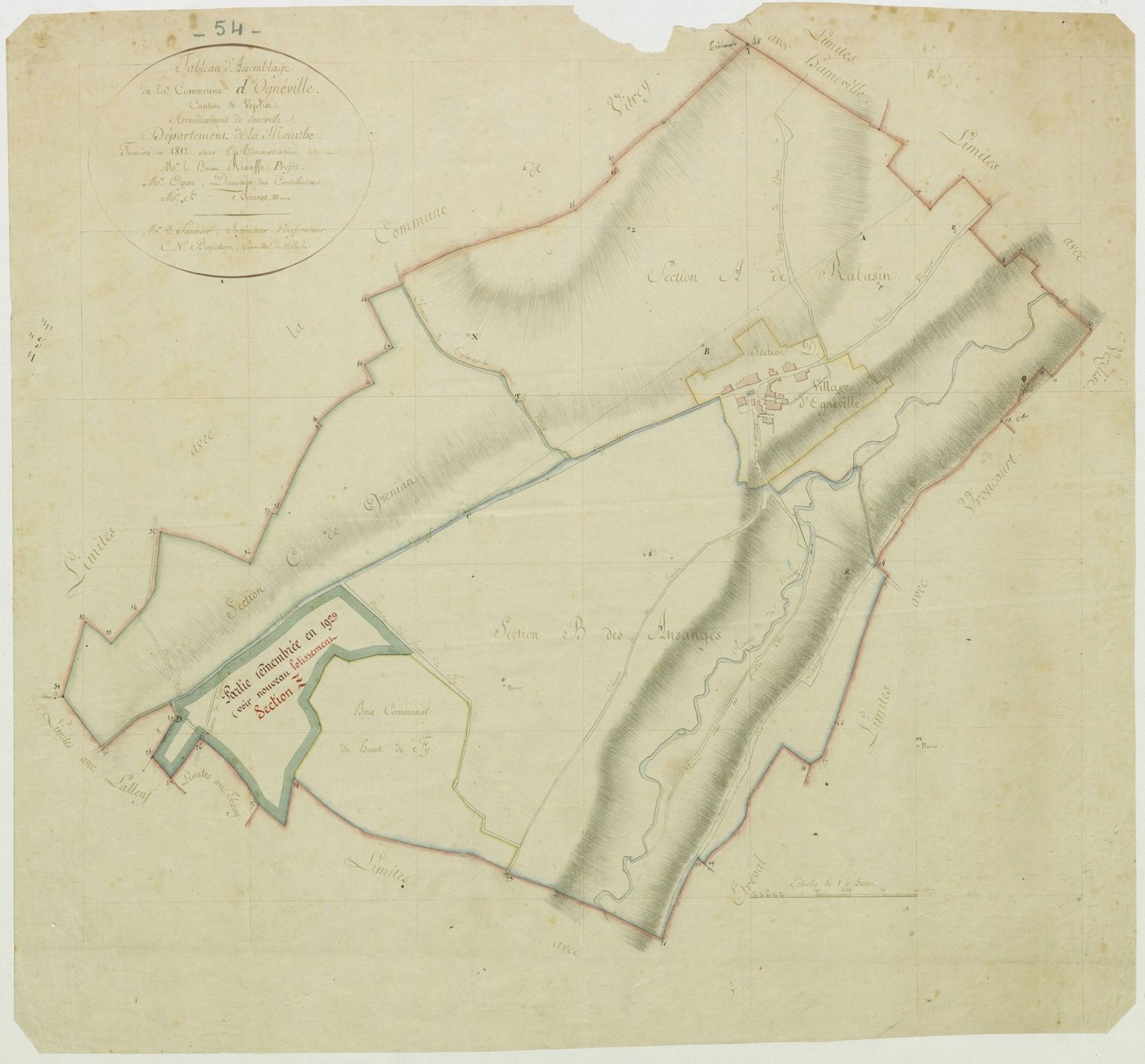 Ognéville - section TA