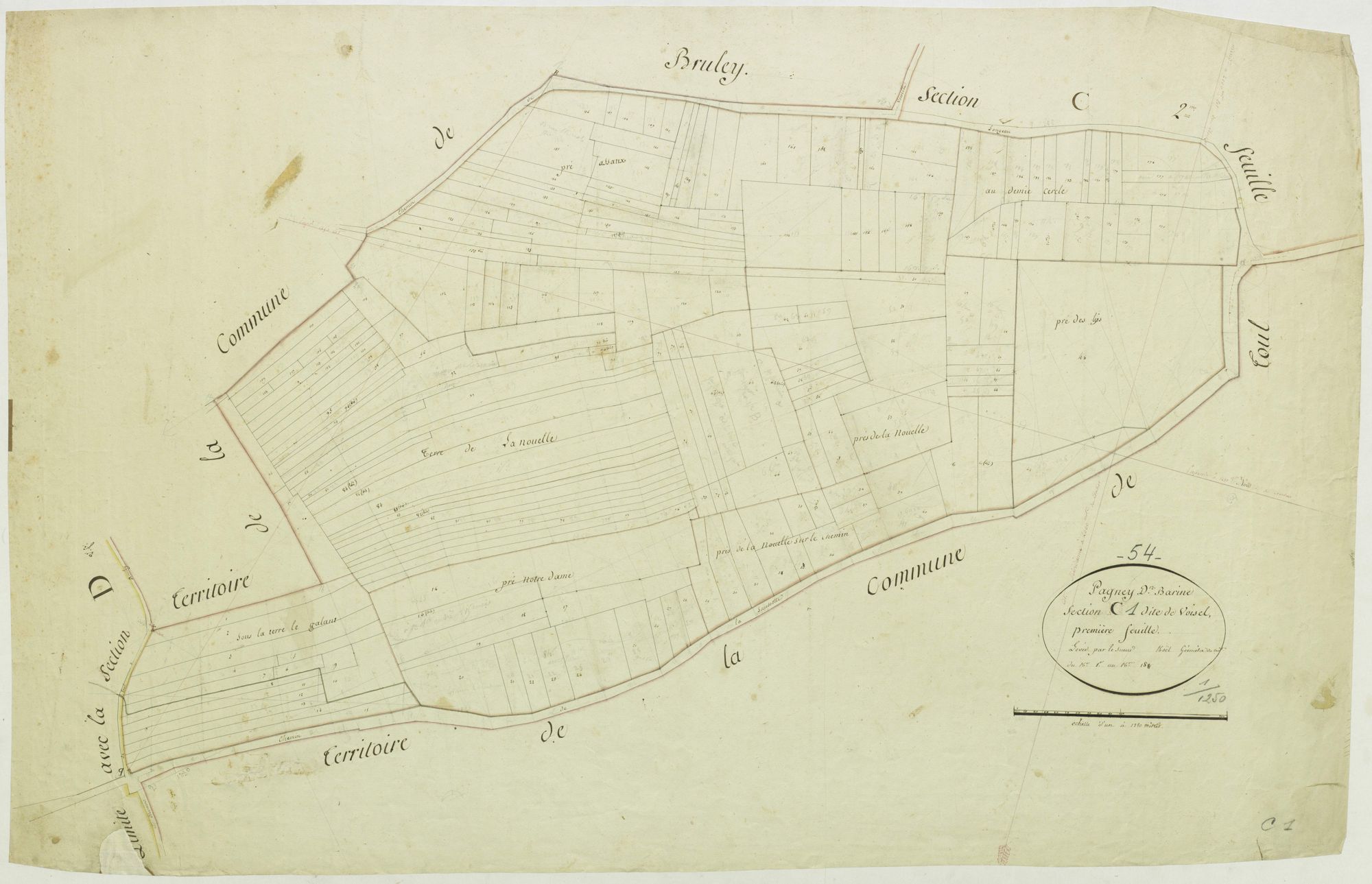 Pagney-derrière-Barine - section C