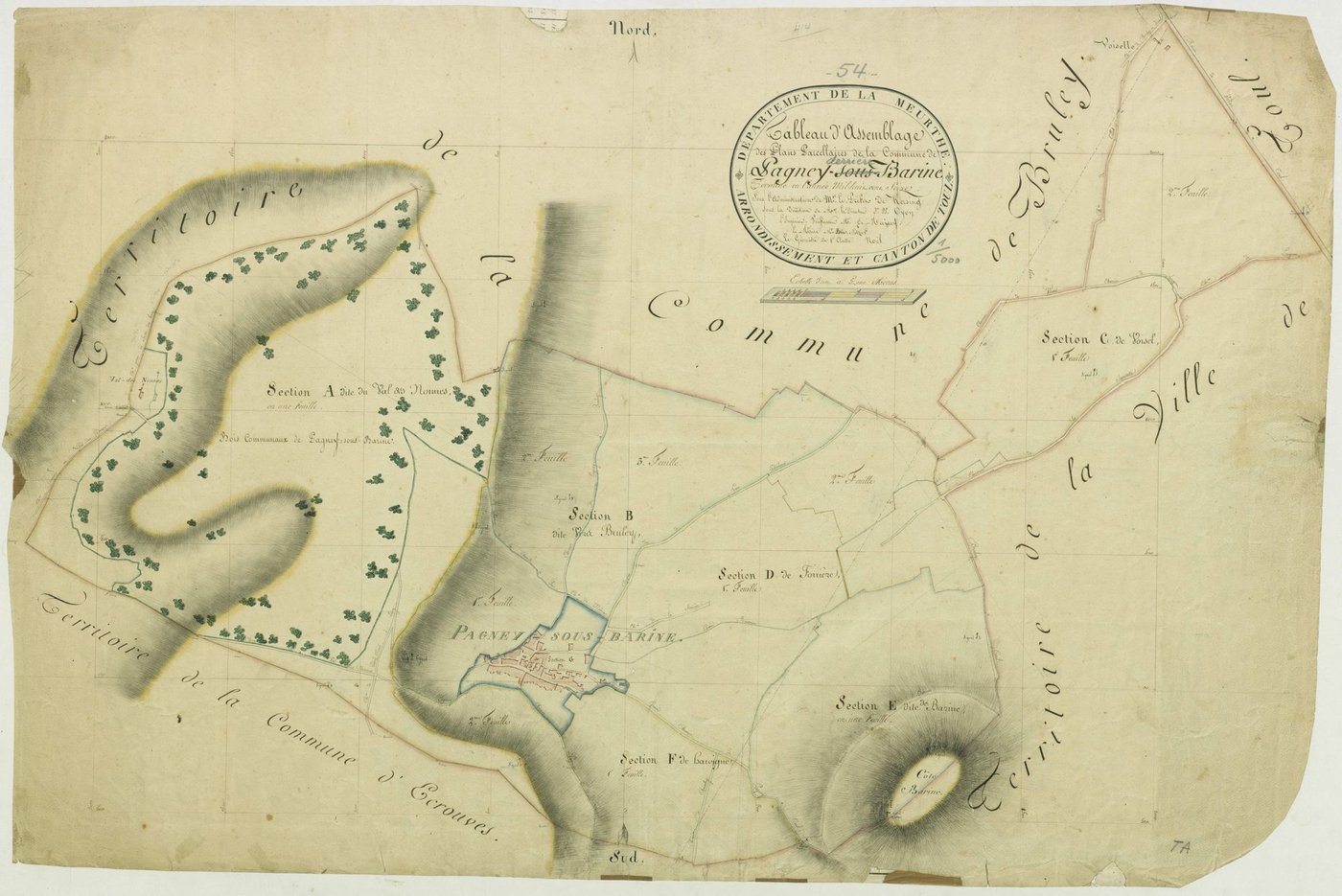 Pagney-derrière-Barine - section TA