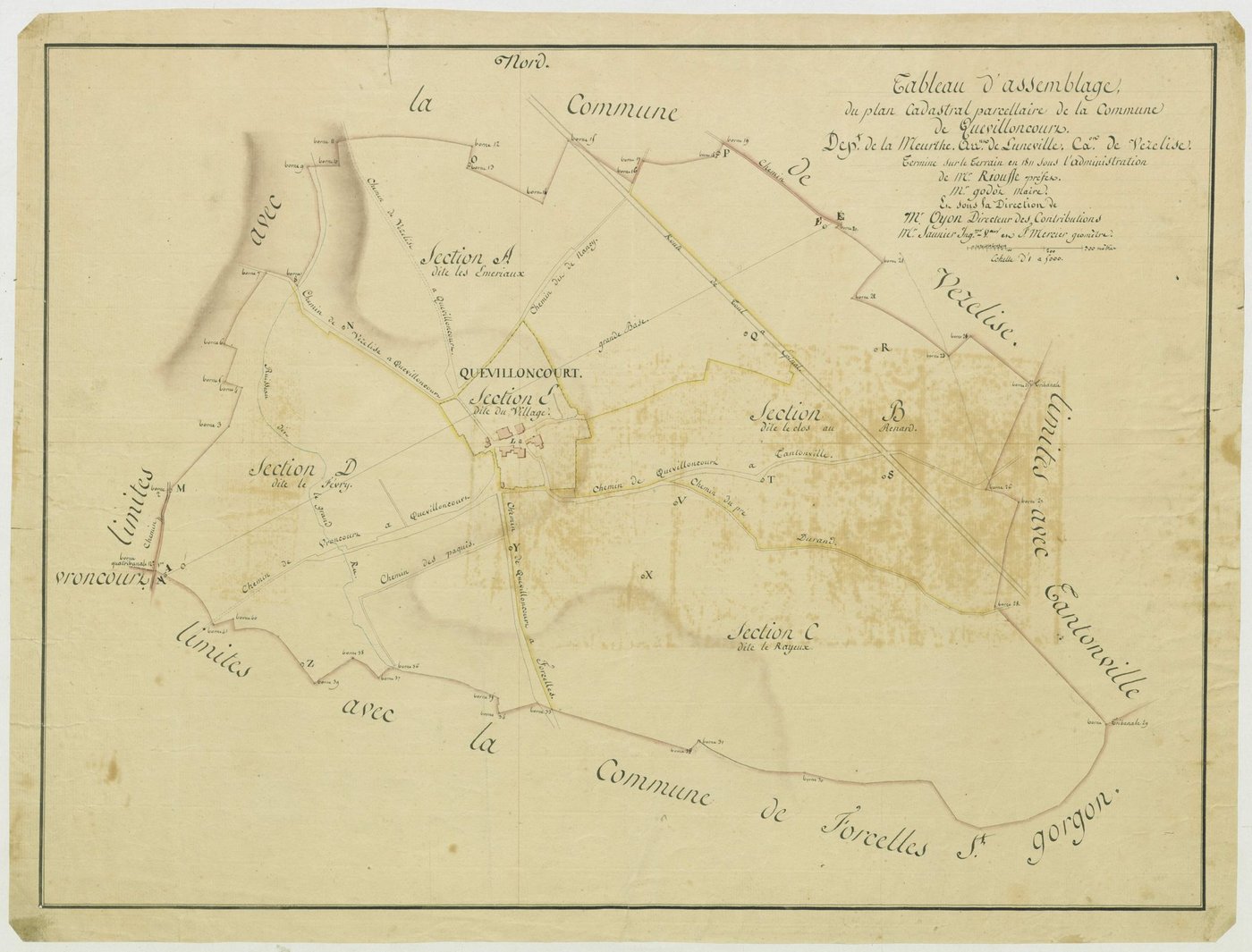 Quevilloncourt - section TA