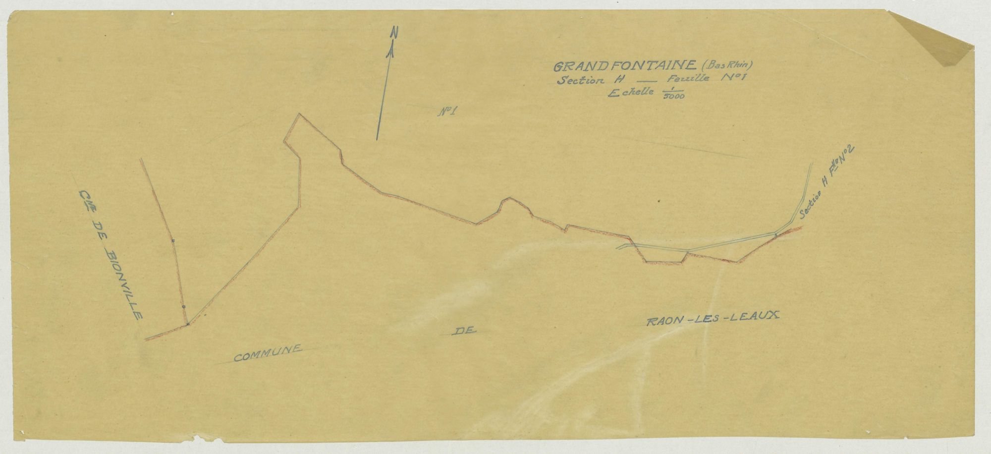 Raon-lès-Leau - section H
