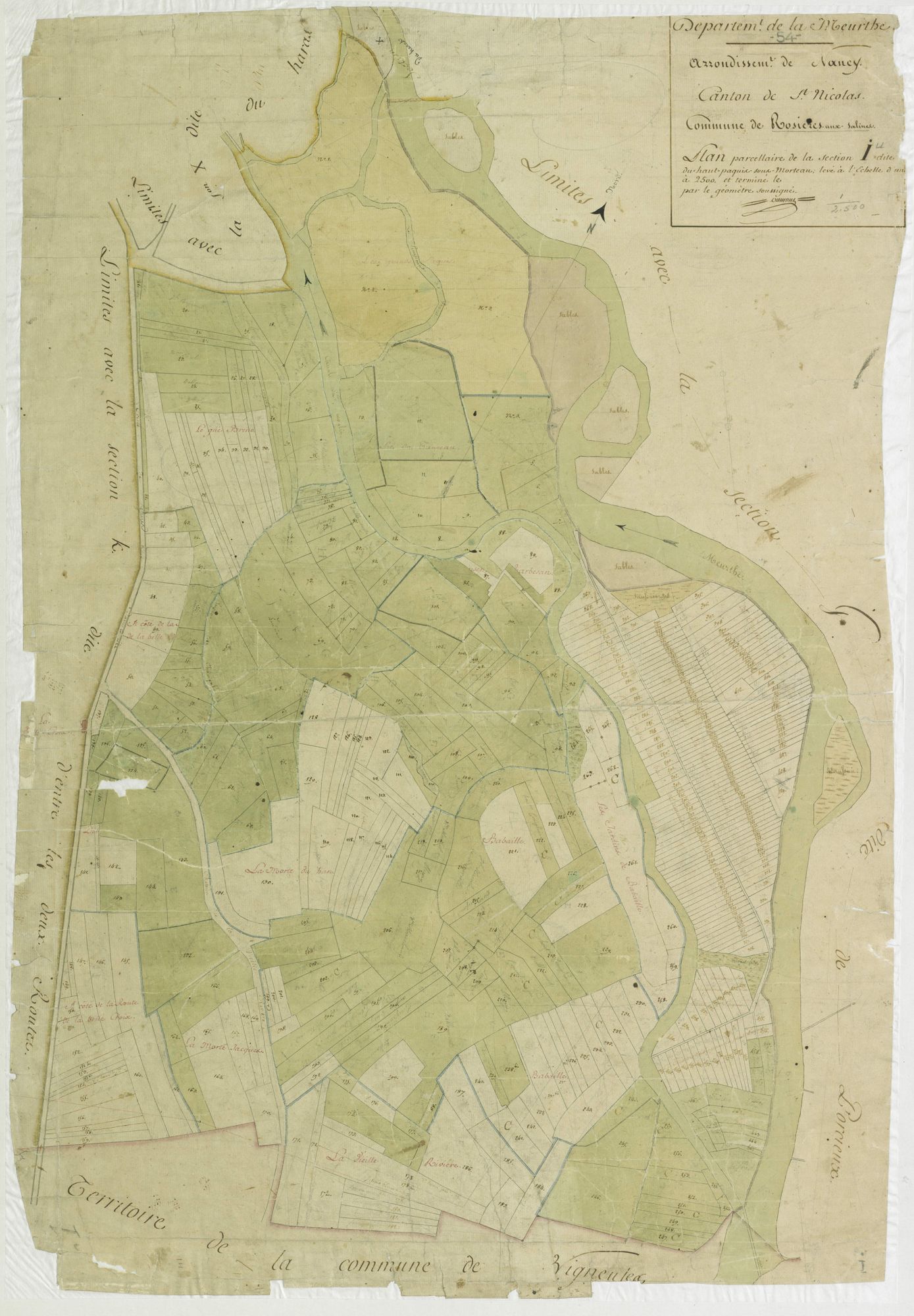 Rosières-aux-Salines - section I