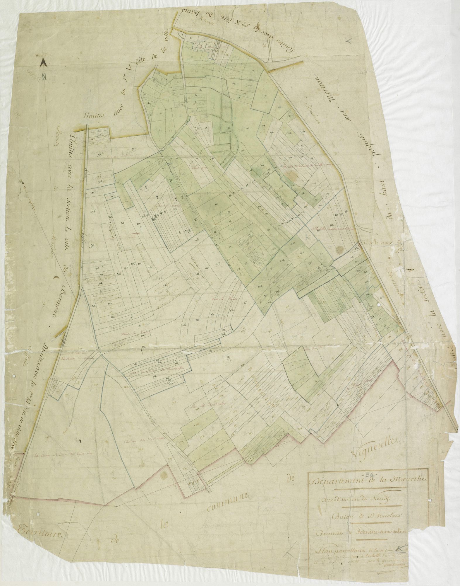 Rosières-aux-Salines - section K