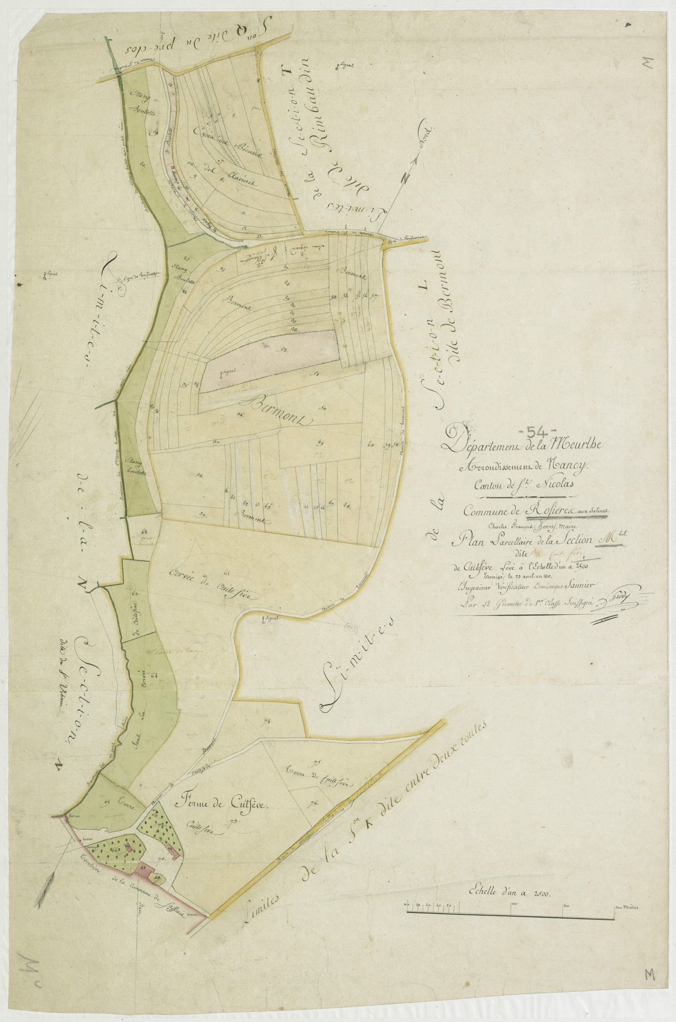 Rosières-aux-Salines - section M
