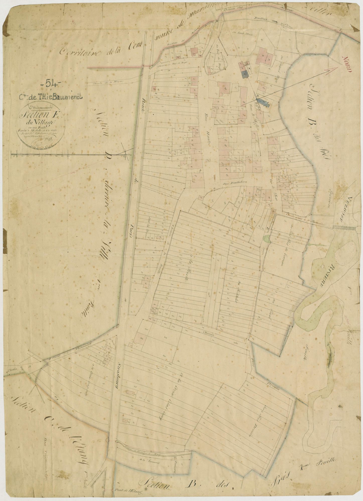 Thiébauménil - section E