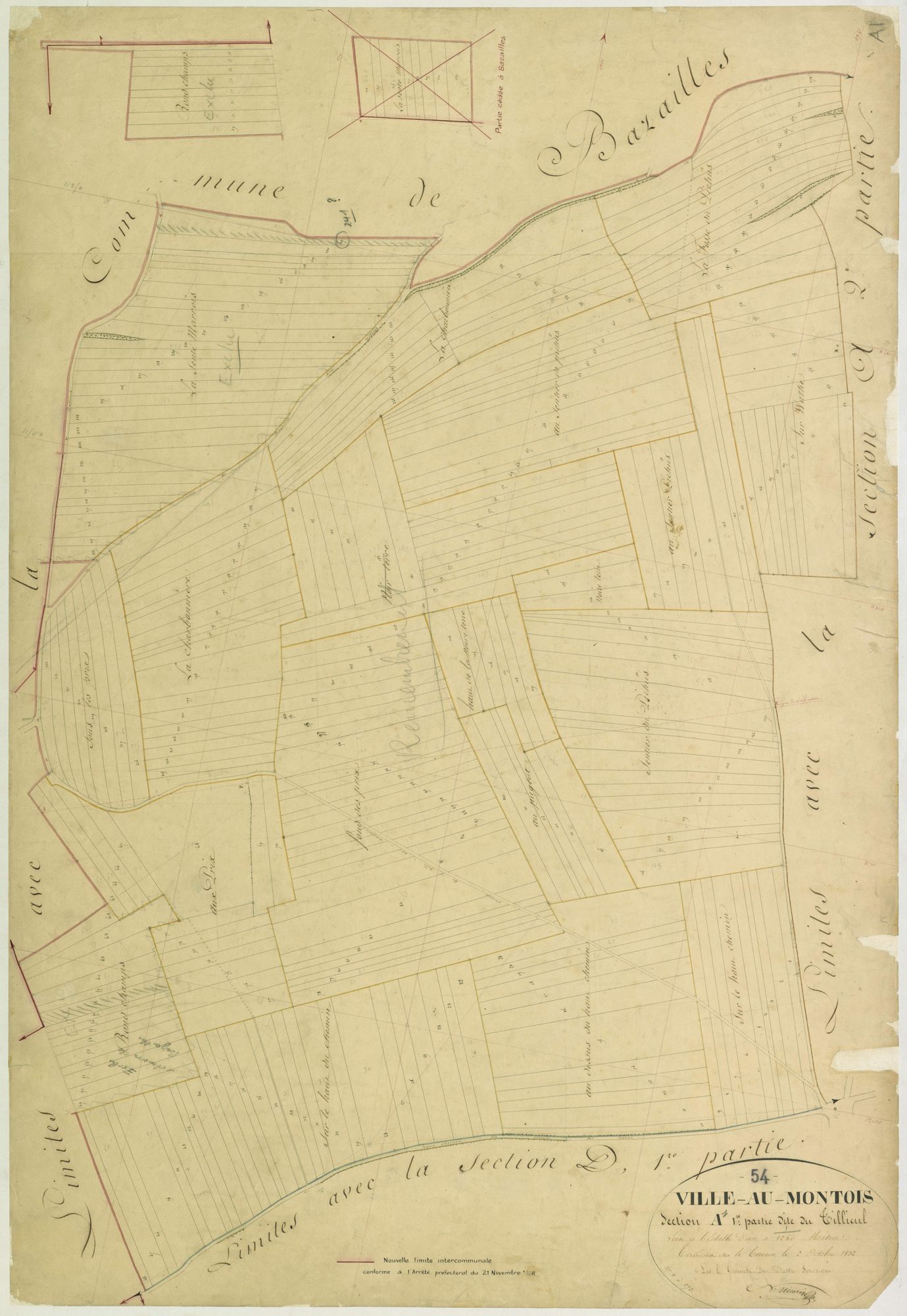 Ville-au-Montois - section A