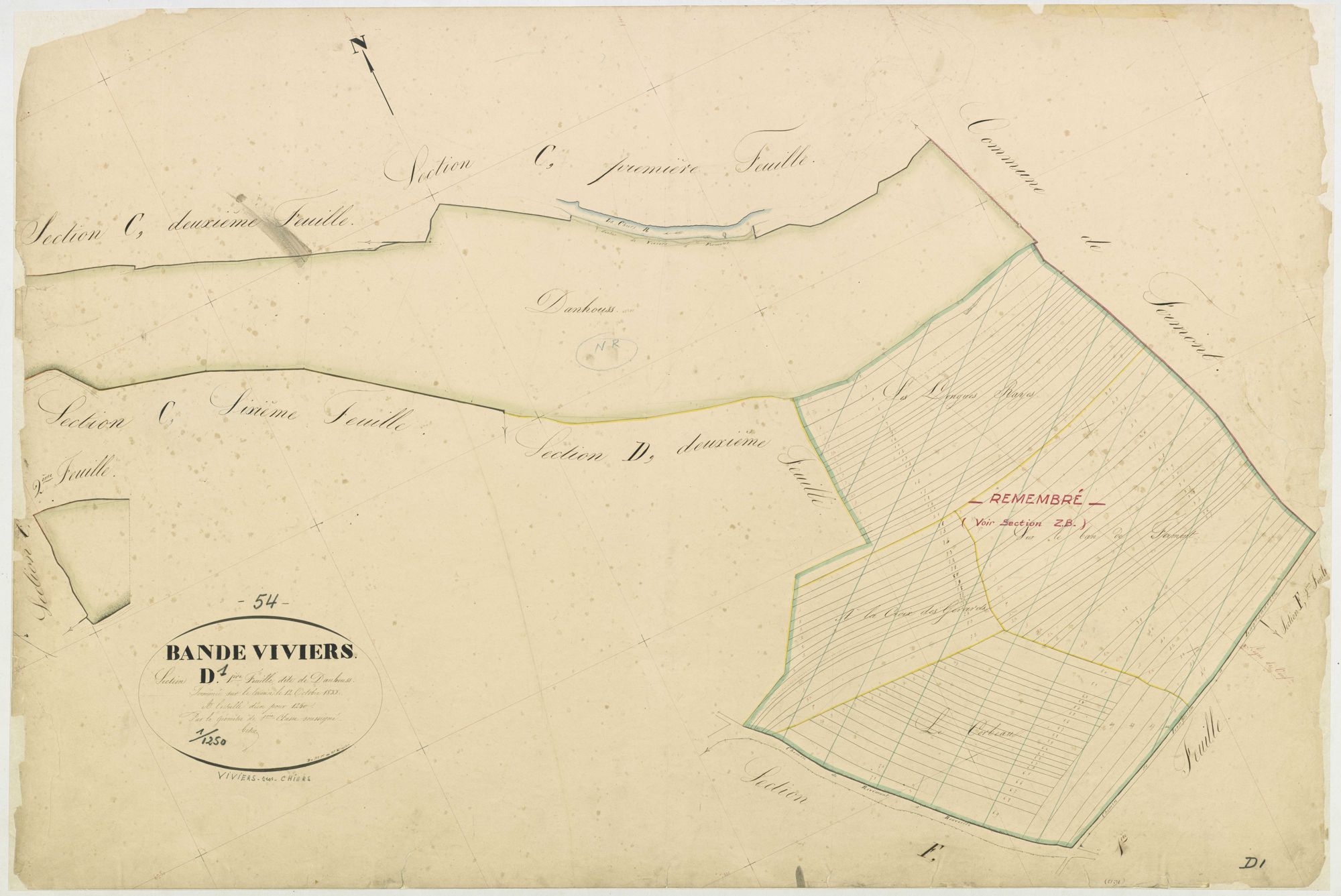 Viviers-sur-Chiers - section D