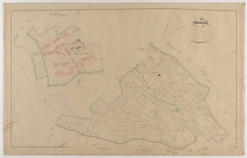 AINCREVILLE - Section B - du Village - feuille 02