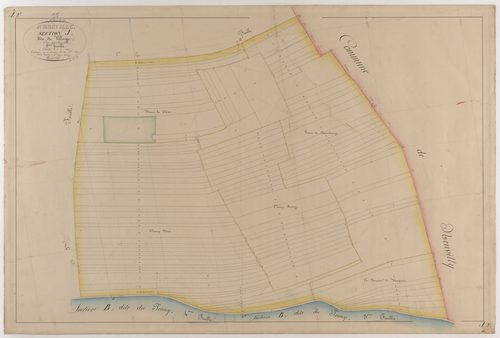 AUBREVILLE - Section J - du Village - feuille 02