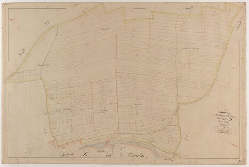 AUBREVILLE - Section D - de la Fête - feuille 03