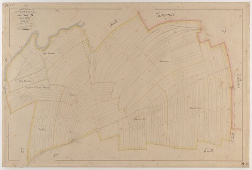 AUBREVILLE - Section D - de la Fête - feuille 04